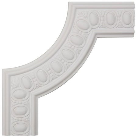 Ekena Millwork Panel Moulding Corner, Urethane, 12 in H, 12 in W, Factory Primed PML12X12CA